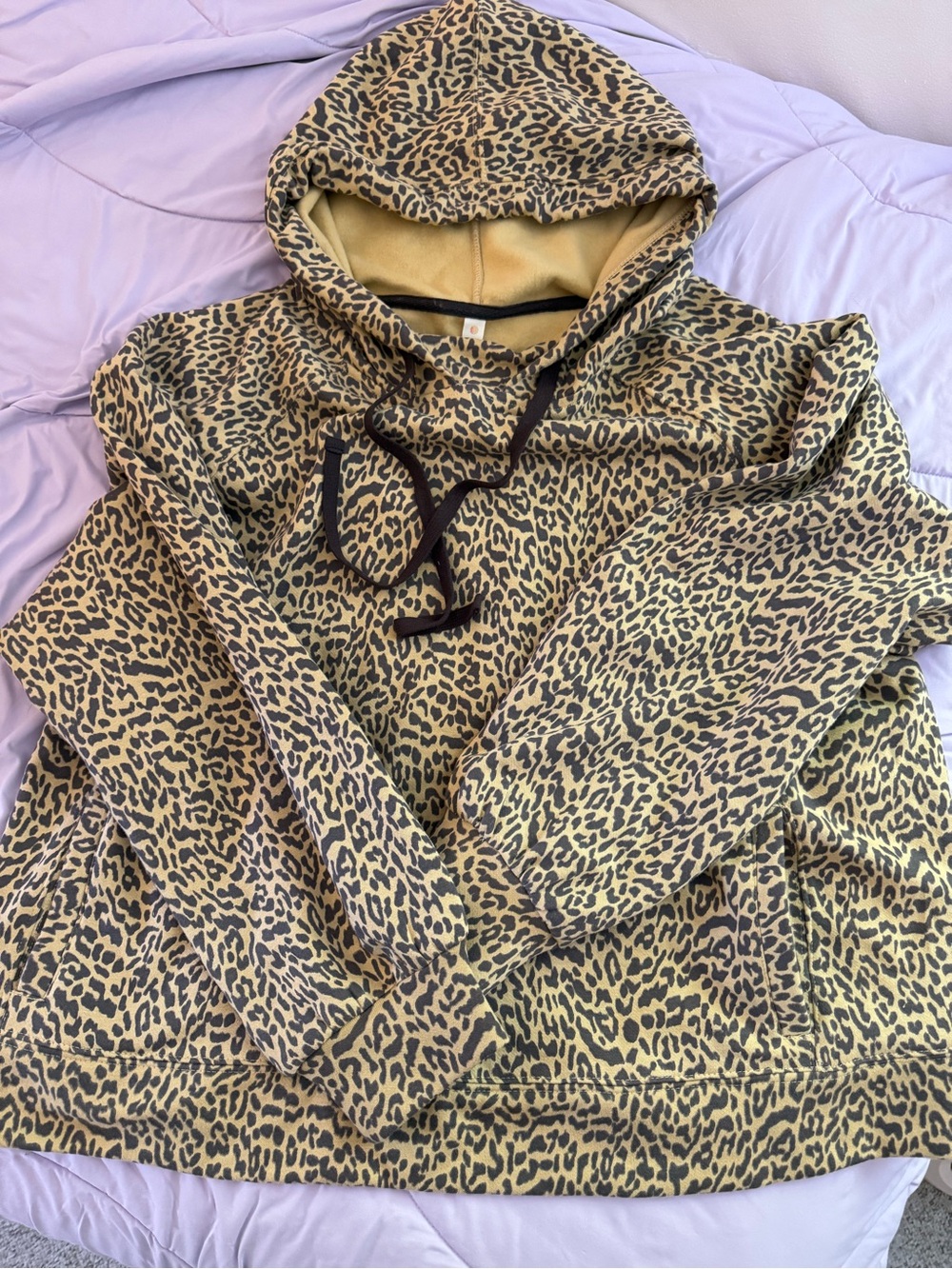 Daily Practice Women's Leopard Print Hooded Sweatshirt